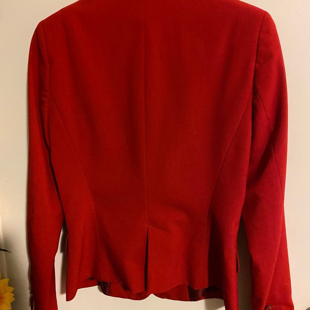 Zara Basic Red Blazer - image 3